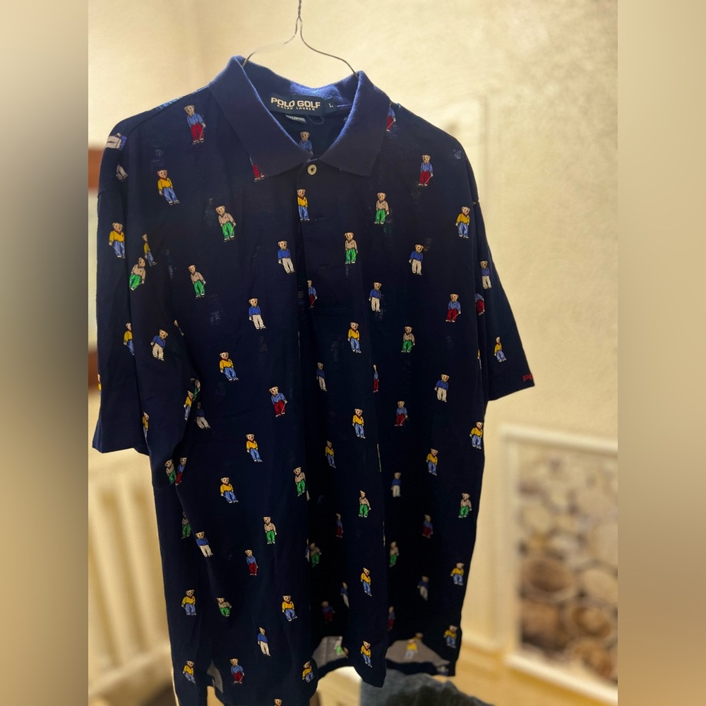 Vintage polo golf polo bear polo shirt